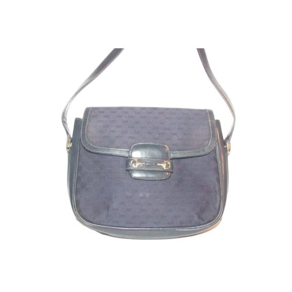 Gucci blue micro Guccissima 1955 horse-bit shoulder/crossbody - Picture 2 of 11